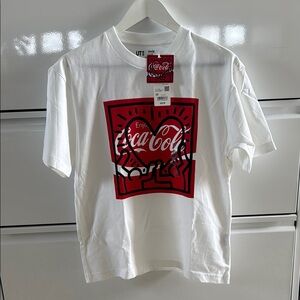 Uniqlo x Keith Haring Coca-Cola Heart Graphic Tee XS NWT